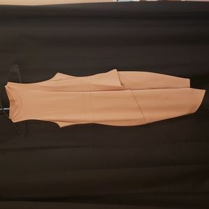 Dusty rose/blush mid length bodycon dress